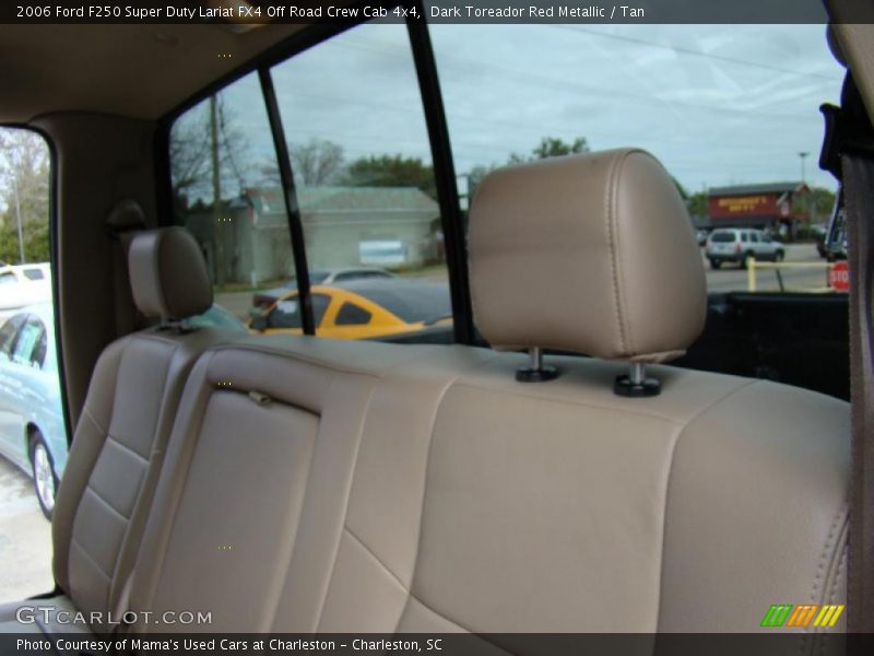 Dark Toreador Red Metallic / Tan 2006 Ford F250 Super Duty Lariat FX4 Off Road Crew Cab 4x4