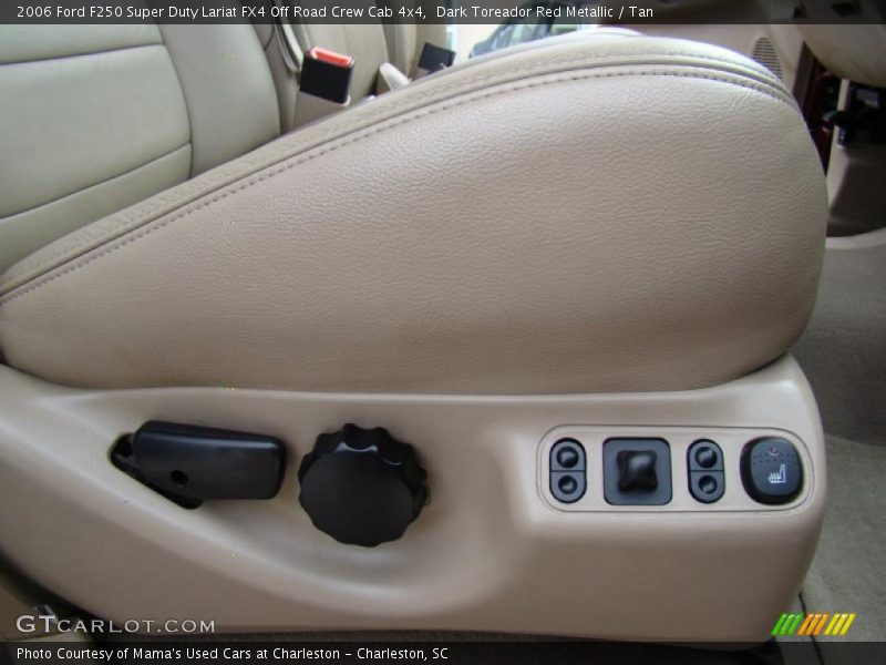 Dark Toreador Red Metallic / Tan 2006 Ford F250 Super Duty Lariat FX4 Off Road Crew Cab 4x4
