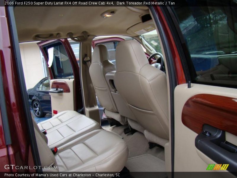Dark Toreador Red Metallic / Tan 2006 Ford F250 Super Duty Lariat FX4 Off Road Crew Cab 4x4