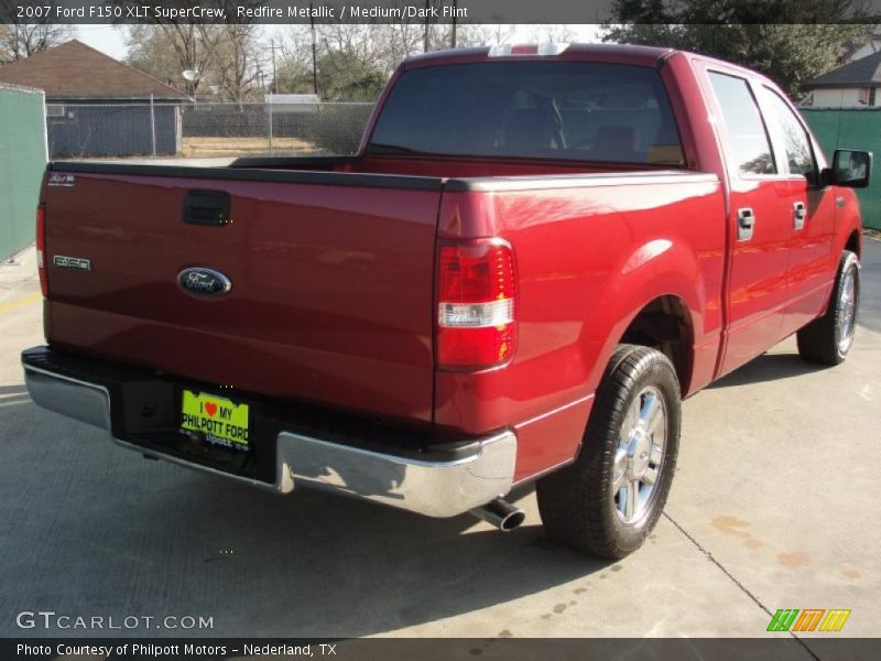 Redfire Metallic / Medium/Dark Flint 2007 Ford F150 XLT SuperCrew