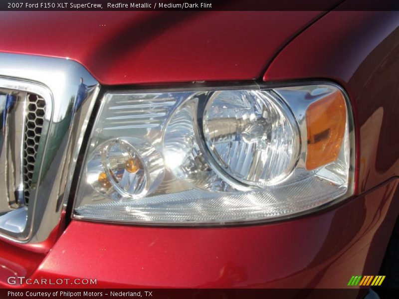 Redfire Metallic / Medium/Dark Flint 2007 Ford F150 XLT SuperCrew