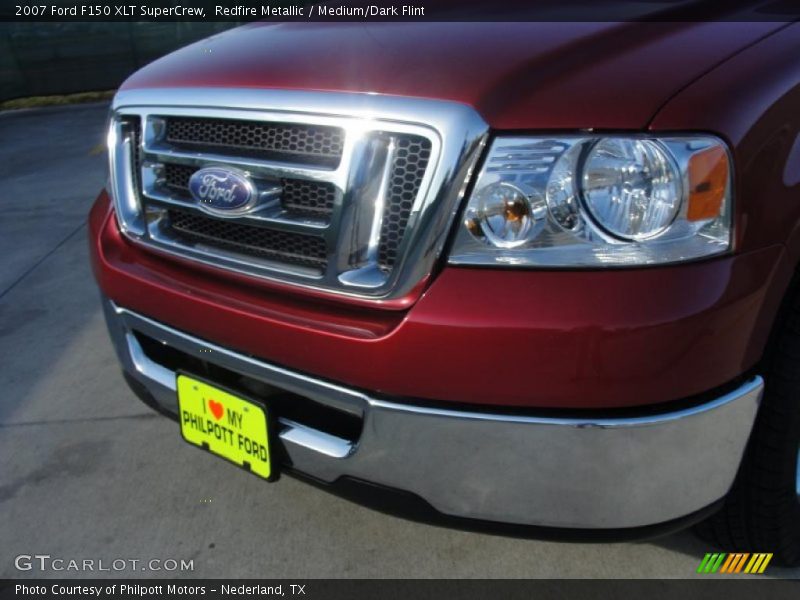 Redfire Metallic / Medium/Dark Flint 2007 Ford F150 XLT SuperCrew
