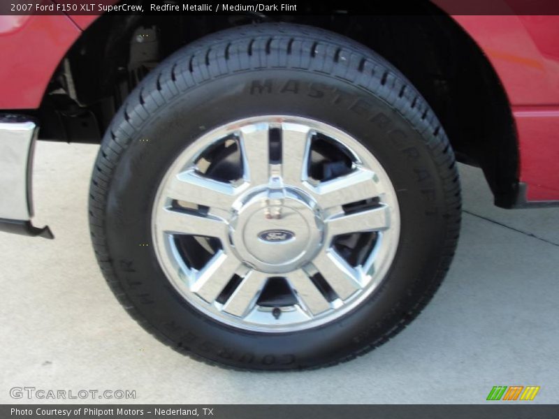 Redfire Metallic / Medium/Dark Flint 2007 Ford F150 XLT SuperCrew