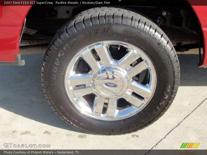 Redfire Metallic / Medium/Dark Flint 2007 Ford F150 XLT SuperCrew
