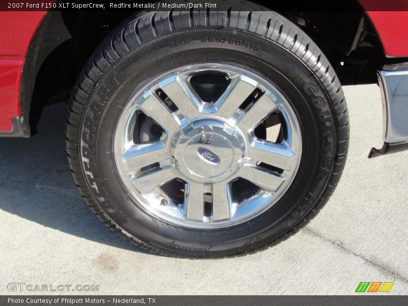 Redfire Metallic / Medium/Dark Flint 2007 Ford F150 XLT SuperCrew