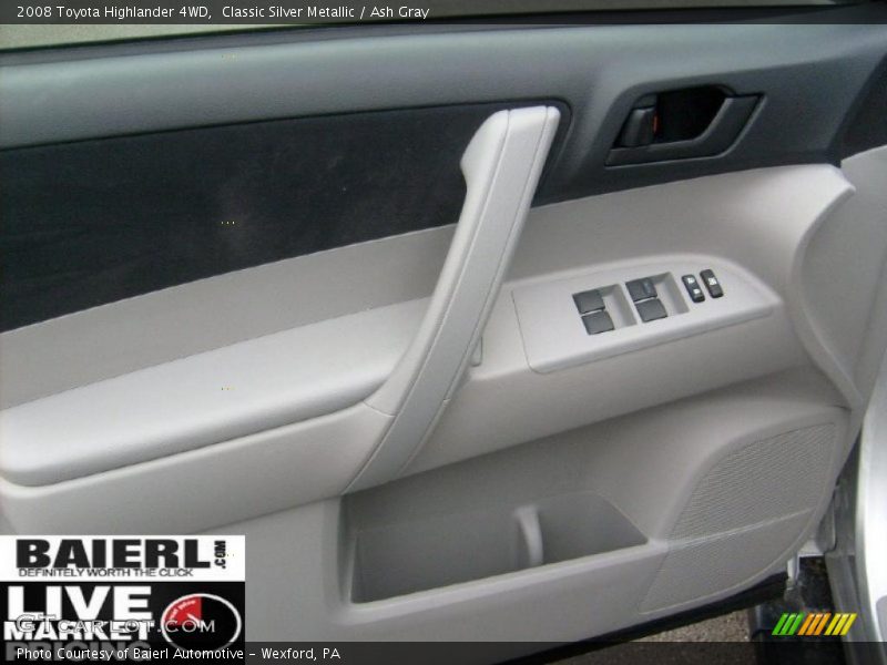 Classic Silver Metallic / Ash Gray 2008 Toyota Highlander 4WD