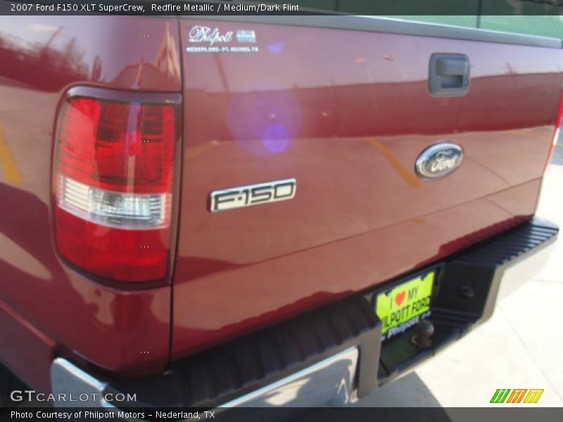 Redfire Metallic / Medium/Dark Flint 2007 Ford F150 XLT SuperCrew