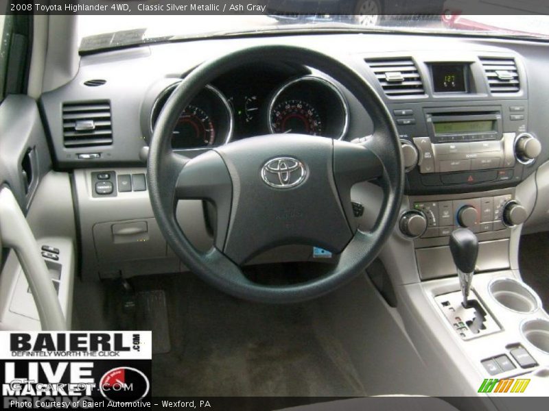Classic Silver Metallic / Ash Gray 2008 Toyota Highlander 4WD