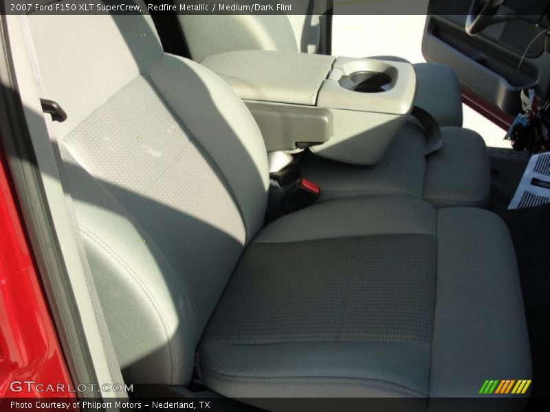 Redfire Metallic / Medium/Dark Flint 2007 Ford F150 XLT SuperCrew
