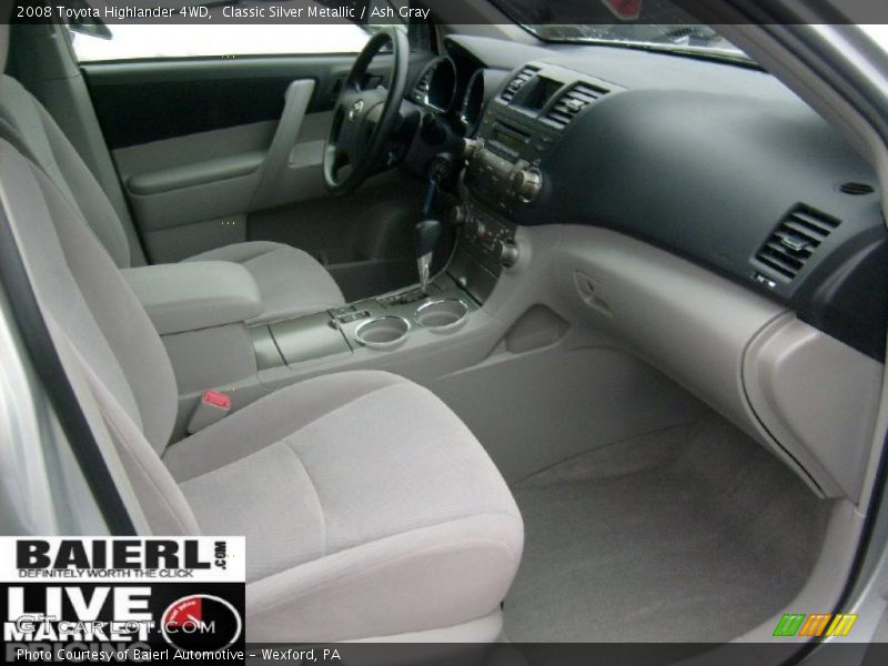 Classic Silver Metallic / Ash Gray 2008 Toyota Highlander 4WD