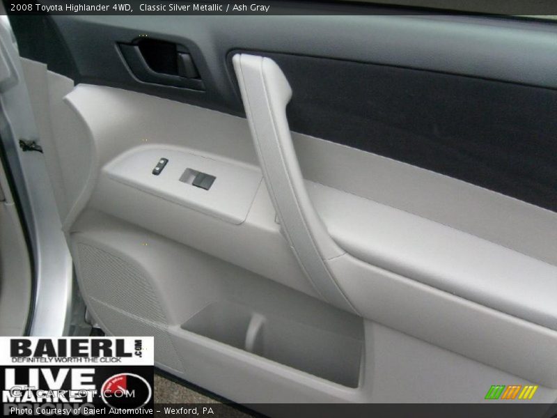 Classic Silver Metallic / Ash Gray 2008 Toyota Highlander 4WD