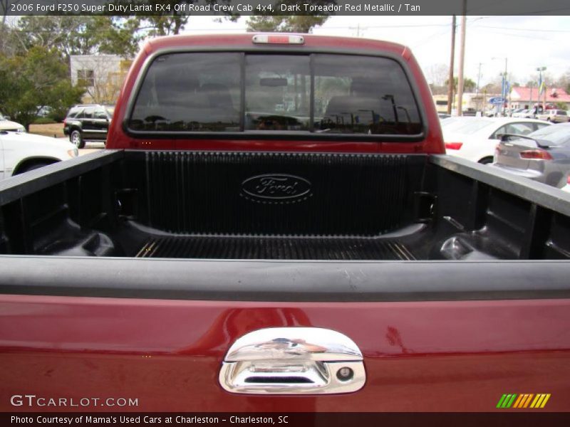 Dark Toreador Red Metallic / Tan 2006 Ford F250 Super Duty Lariat FX4 Off Road Crew Cab 4x4