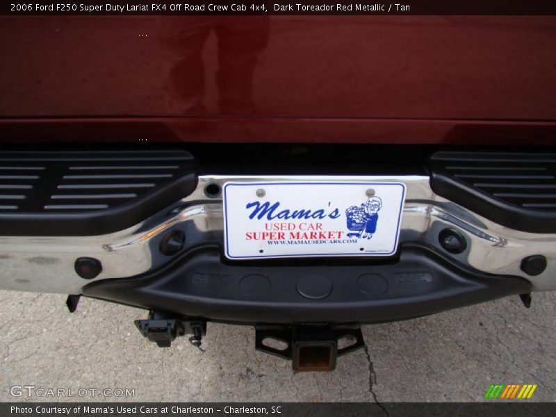 Dark Toreador Red Metallic / Tan 2006 Ford F250 Super Duty Lariat FX4 Off Road Crew Cab 4x4
