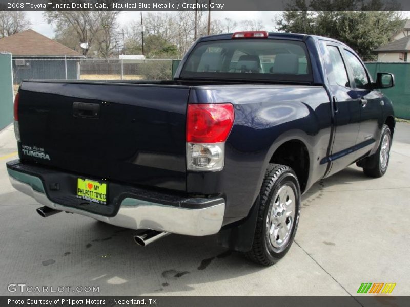 Nautical Blue Metallic / Graphite Gray 2008 Toyota Tundra Double Cab