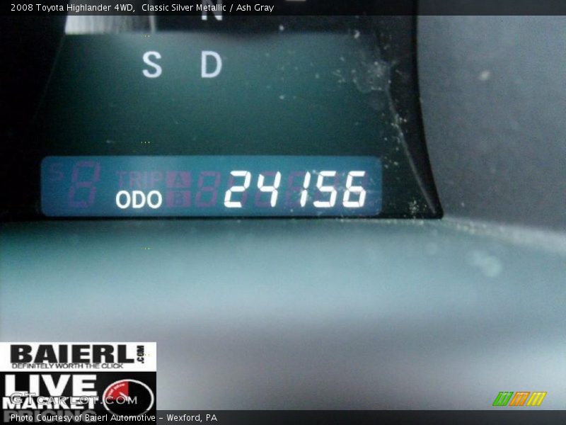 Classic Silver Metallic / Ash Gray 2008 Toyota Highlander 4WD