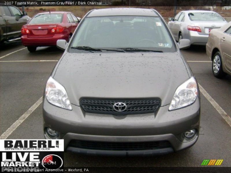 Phantom Gray Pearl / Dark Charcoal 2007 Toyota Matrix