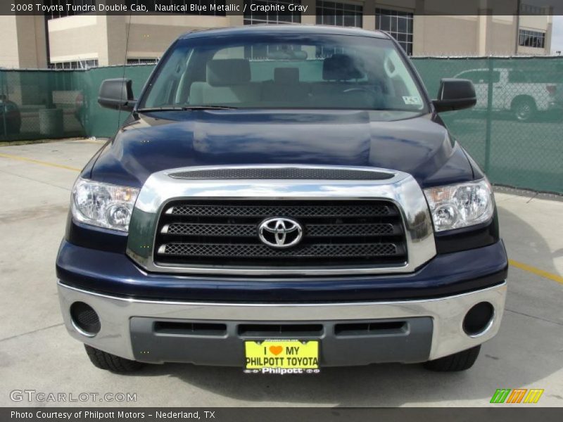 Nautical Blue Metallic / Graphite Gray 2008 Toyota Tundra Double Cab
