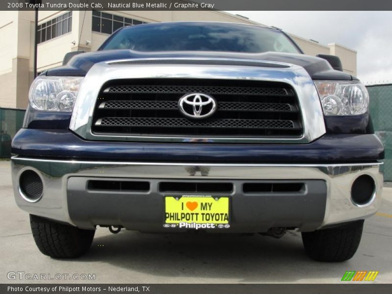 Nautical Blue Metallic / Graphite Gray 2008 Toyota Tundra Double Cab