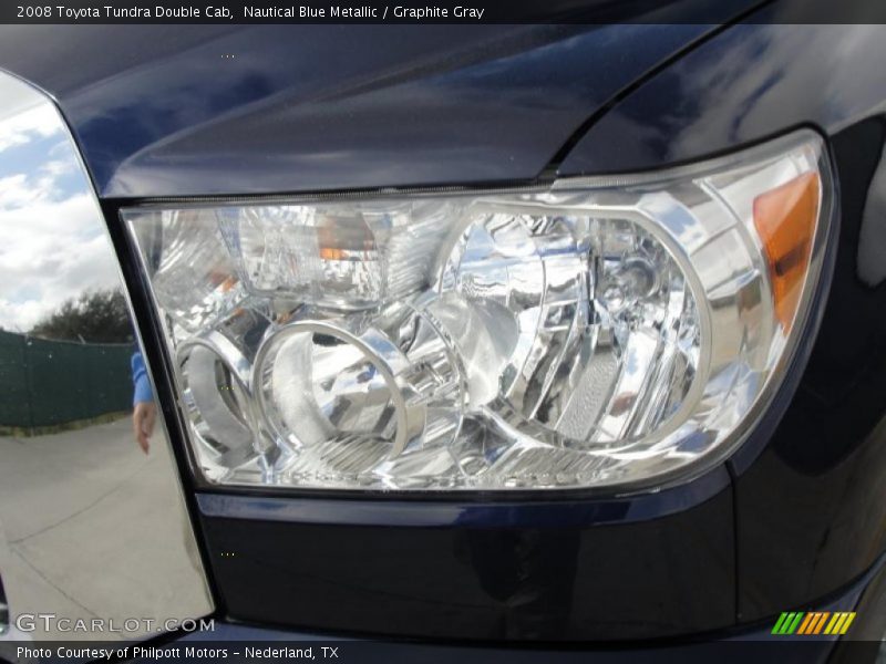 Nautical Blue Metallic / Graphite Gray 2008 Toyota Tundra Double Cab