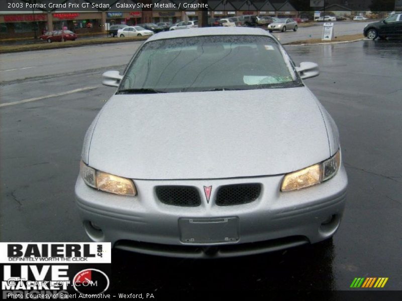 Galaxy Silver Metallic / Graphite 2003 Pontiac Grand Prix GT Sedan