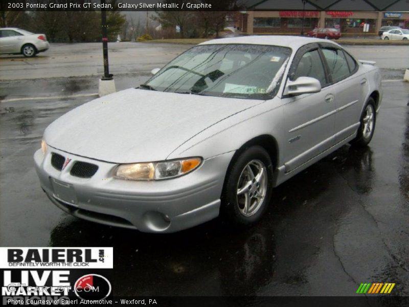 Galaxy Silver Metallic / Graphite 2003 Pontiac Grand Prix GT Sedan