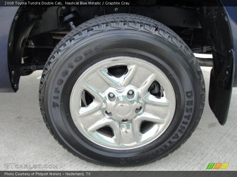 Nautical Blue Metallic / Graphite Gray 2008 Toyota Tundra Double Cab