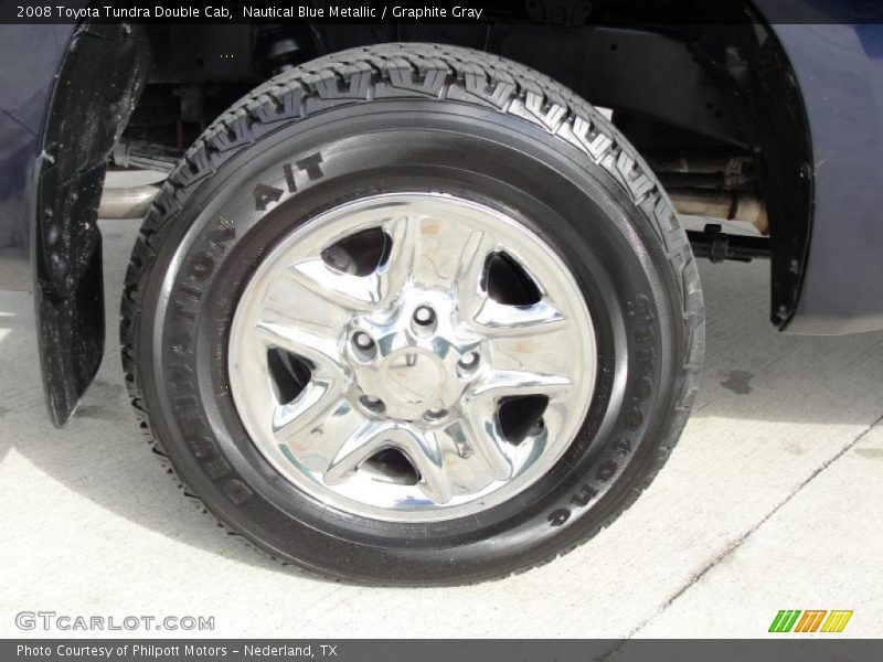 Nautical Blue Metallic / Graphite Gray 2008 Toyota Tundra Double Cab