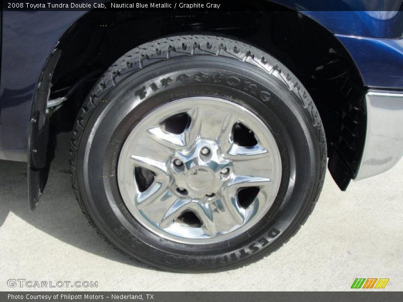 Nautical Blue Metallic / Graphite Gray 2008 Toyota Tundra Double Cab