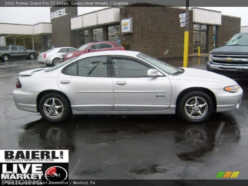 Galaxy Silver Metallic / Graphite 2003 Pontiac Grand Prix GT Sedan