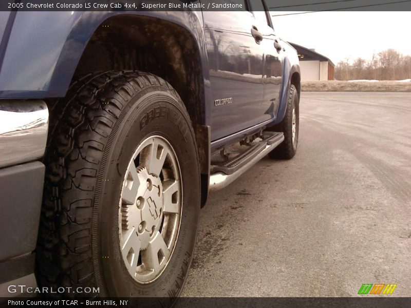 Superior Blue Metallic / Sandstone 2005 Chevrolet Colorado LS Crew Cab 4x4