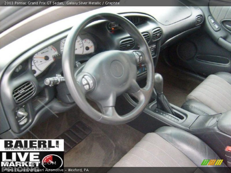 Galaxy Silver Metallic / Graphite 2003 Pontiac Grand Prix GT Sedan