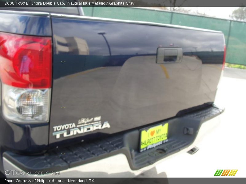 Nautical Blue Metallic / Graphite Gray 2008 Toyota Tundra Double Cab