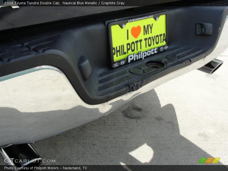 Nautical Blue Metallic / Graphite Gray 2008 Toyota Tundra Double Cab