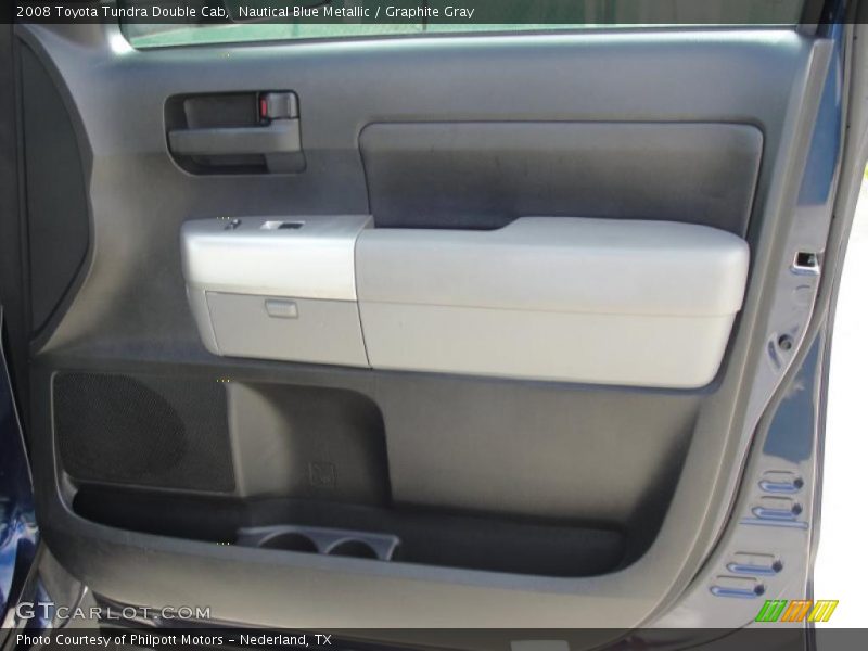 Nautical Blue Metallic / Graphite Gray 2008 Toyota Tundra Double Cab
