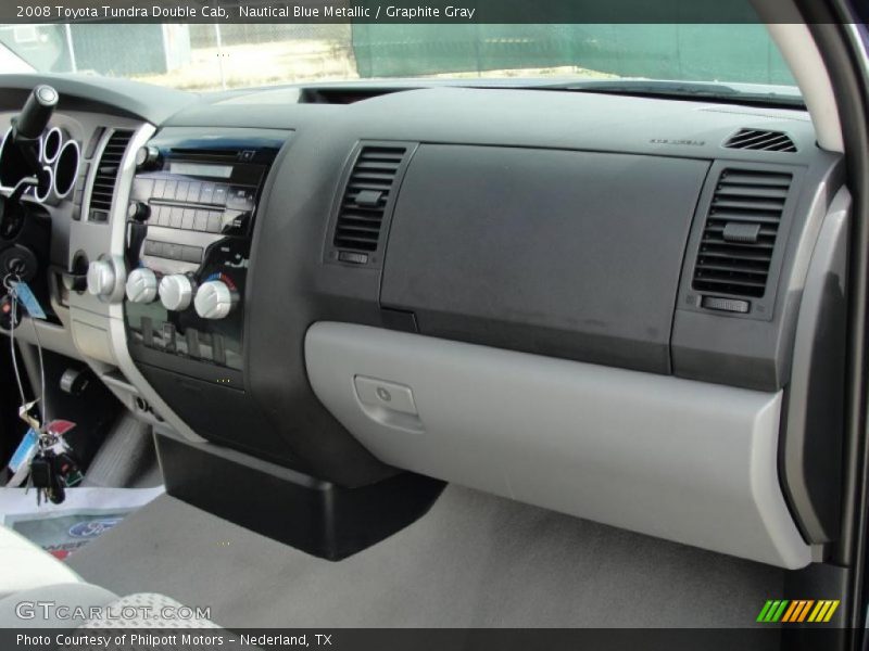Nautical Blue Metallic / Graphite Gray 2008 Toyota Tundra Double Cab