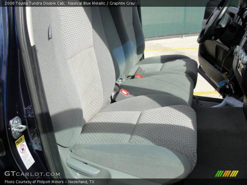 Nautical Blue Metallic / Graphite Gray 2008 Toyota Tundra Double Cab