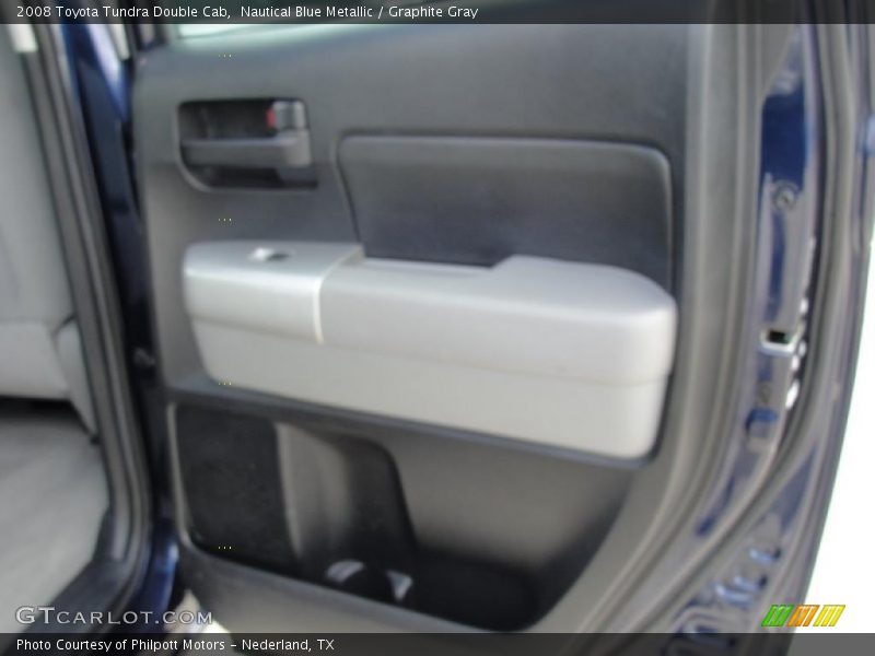 Nautical Blue Metallic / Graphite Gray 2008 Toyota Tundra Double Cab