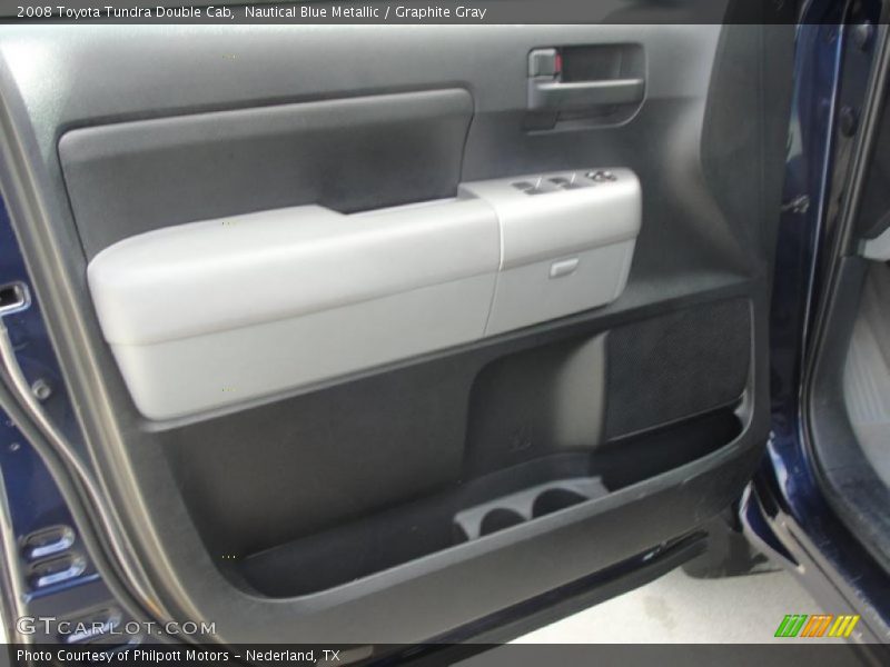 Nautical Blue Metallic / Graphite Gray 2008 Toyota Tundra Double Cab
