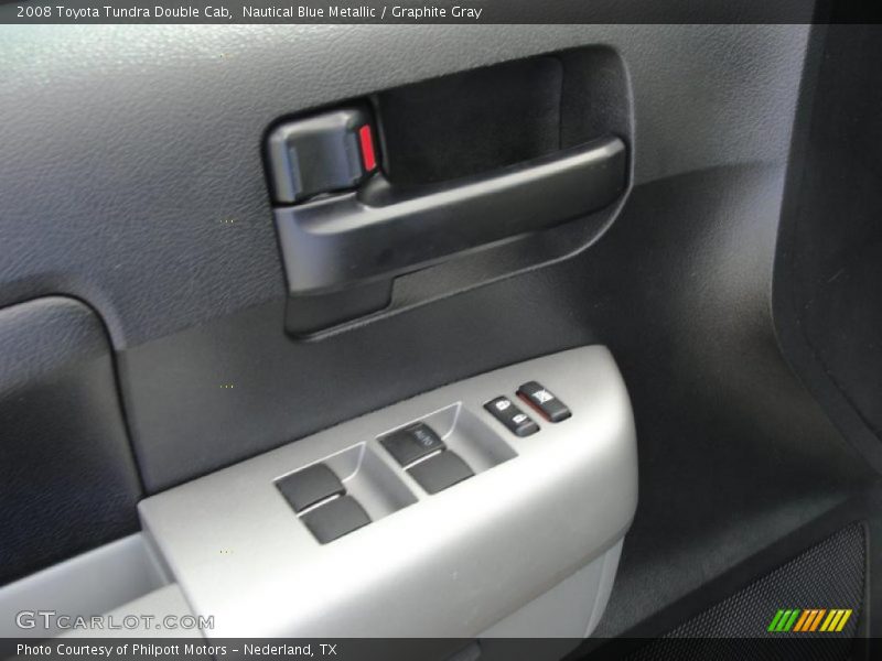 Nautical Blue Metallic / Graphite Gray 2008 Toyota Tundra Double Cab