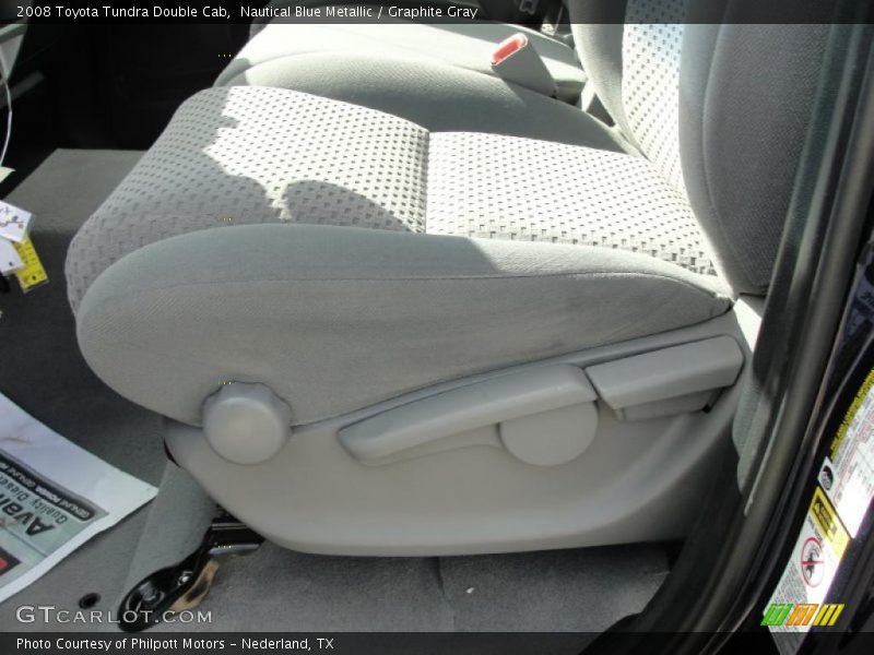 Nautical Blue Metallic / Graphite Gray 2008 Toyota Tundra Double Cab