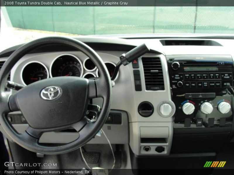 Nautical Blue Metallic / Graphite Gray 2008 Toyota Tundra Double Cab