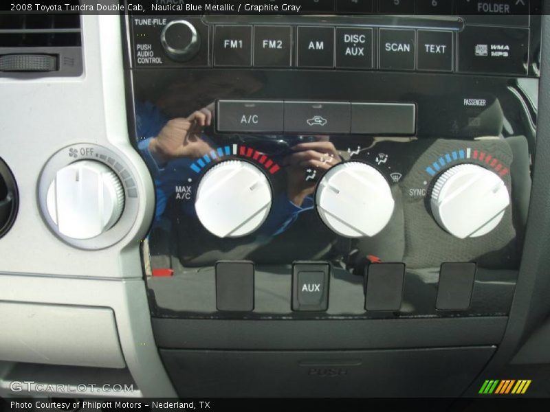 Nautical Blue Metallic / Graphite Gray 2008 Toyota Tundra Double Cab