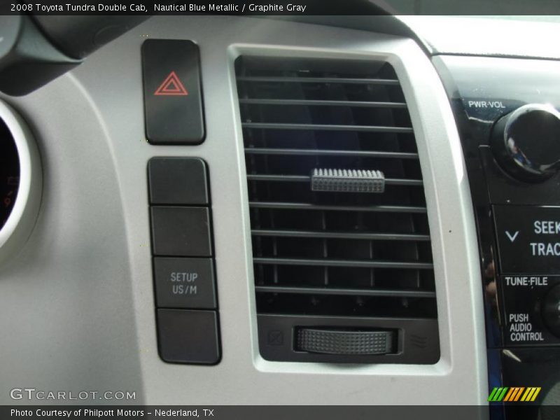 Nautical Blue Metallic / Graphite Gray 2008 Toyota Tundra Double Cab
