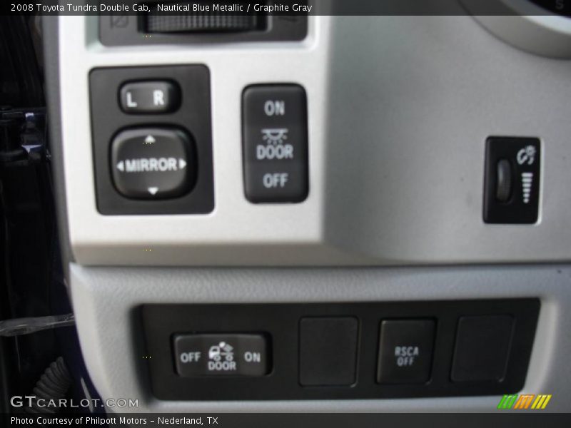 Nautical Blue Metallic / Graphite Gray 2008 Toyota Tundra Double Cab