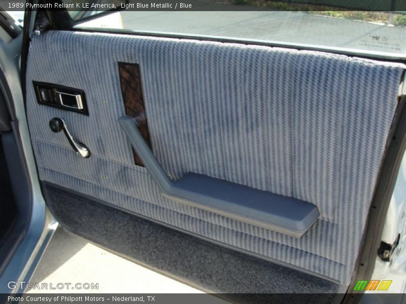 Door Panel of 1989 Reliant K LE America