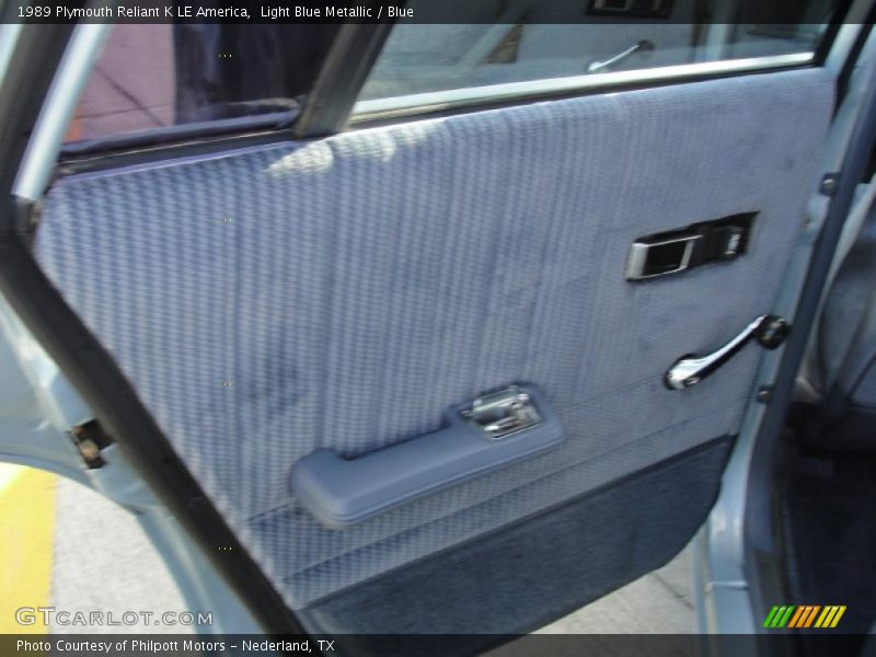 Door Panel of 1989 Reliant K LE America