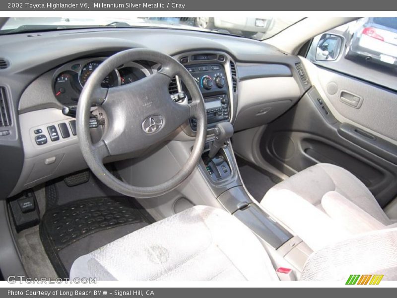 Millennium Silver Metallic / Gray 2002 Toyota Highlander V6