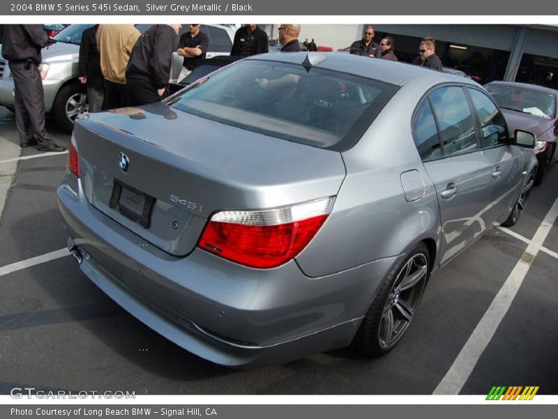 Silver Grey Metallic / Black 2004 BMW 5 Series 545i Sedan