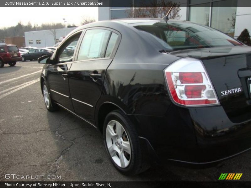 Super Black / Charcoal/Steel 2008 Nissan Sentra 2.0