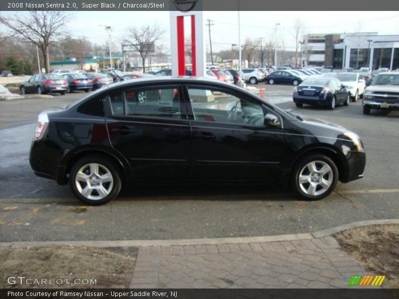 Super Black / Charcoal/Steel 2008 Nissan Sentra 2.0